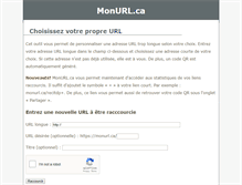 Tablet Screenshot of monurl.ca